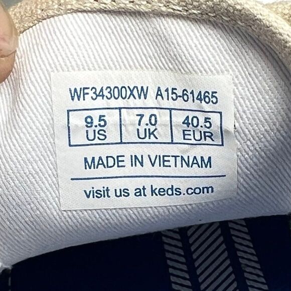 Keds Champion Sneakers Women's Size 9.5 Cream Canvas Low Casual Summer Shoes - Picture 12 of 12